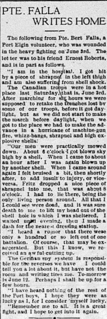 The Port Elgin Times, June 28, 1916